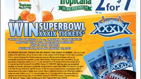 Albertsons/Tropicana Feature