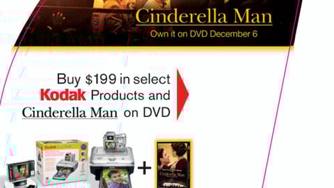Kodak 'Cinderella Man' Promo Pallet Header