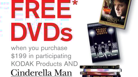 Kodak 'Cinderella Man' Promo Tear Pad