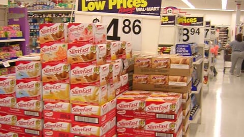 Slim-Fast Aisle Display