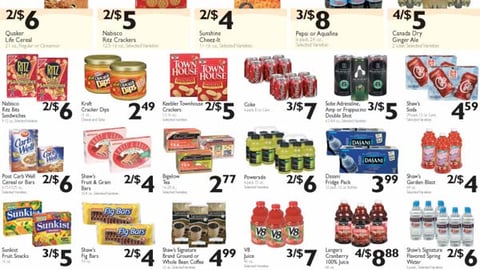 Shaw's Pepsi Rebate Feature