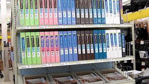 OfficeMax [IN]Place Binders Endcap