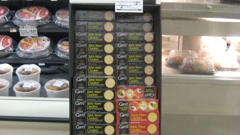 Carr's Holiday Incentive Floorstand