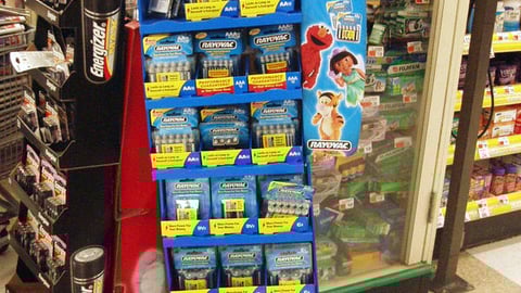 Rayovac/Fisher Price Floorstand