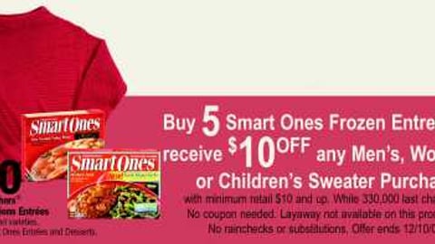 Meijer/Heinz '$10 Off Sweaters' Feature