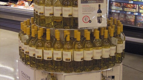 Whole Foods 'Top Ten Wines' Chalone Display