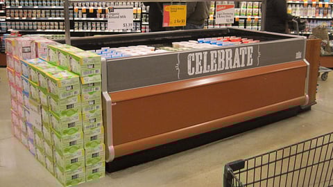 Whole Foods 'Celebrate' Cooler Sign