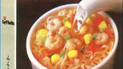 Nissin Cup O'Noodles Display