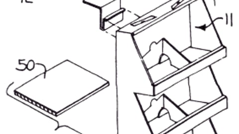 Display Rack With Hanger Fixture