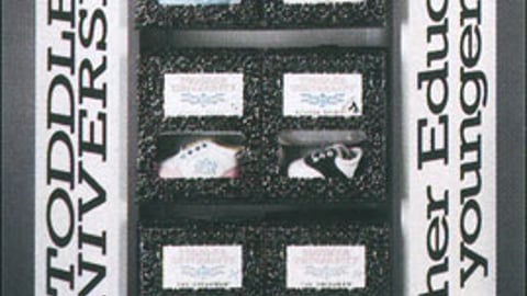 Toddler University Crib Shoe Display