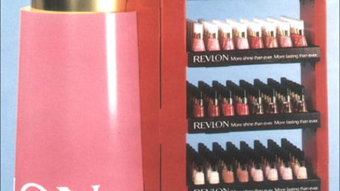 Revlon Nail Enamel Floorstand