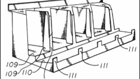 Slot-Wall Shelf for Videocassette Display