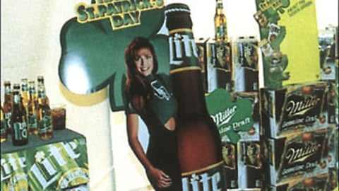 Miller St. Patrick's Beer Display