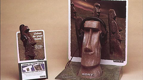 Sony Stone Head Display