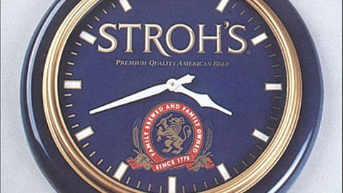 Stroh's Super Clock