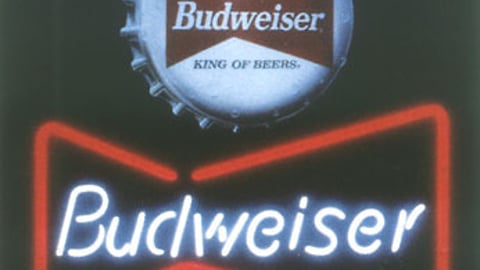 Budweiser Neon Display
