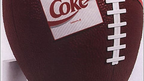 Diet Coke Football Cooler