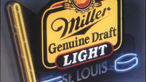 Miller Light Hockey Neon