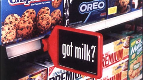 Got Milk?/Nabisco Biscuit Shelf Talker
