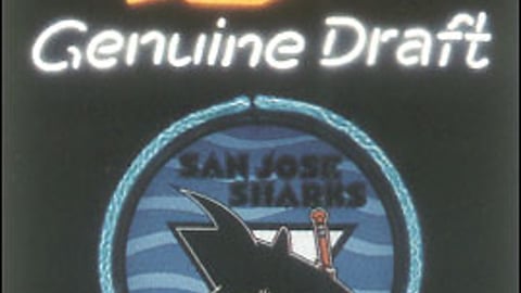 Miller San Jose Sharks Neon