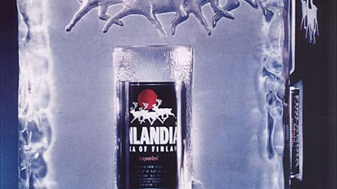 Finlandia Vodka Display