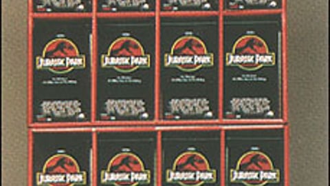 Jurassic Park Home Video Display