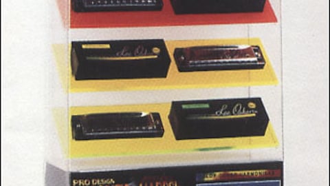 Lee Oscar Harmonica Display