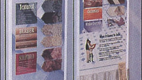 Carpeteria White Metal Signs