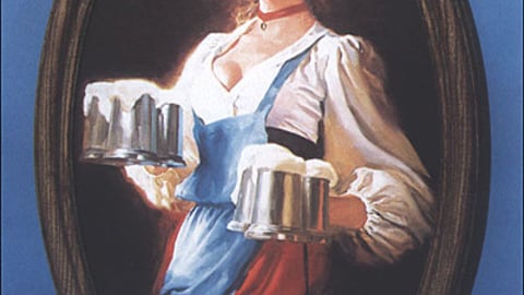 St. Pauli Girl Beer Frame