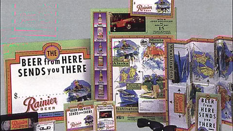 Rainier Beer Display