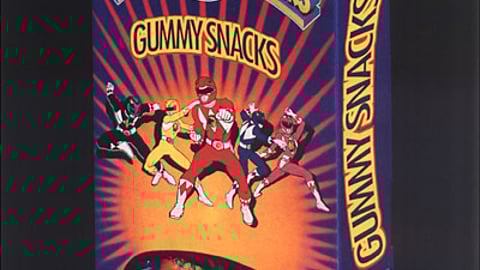 Mighty Morphin Power Ranger Gummy Snacks
