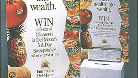 Del Monte Colorful Headers Display