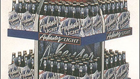 Anheuser Light Floor Display