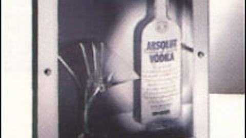 Absolut Attraction Dimensional Bar Sign