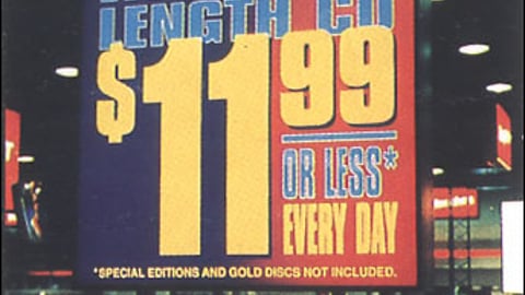 Circuit City Music Department Light Box