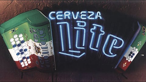 Miller Cerveza Lite Accordion