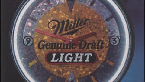 Miller Lite Spinning Motion Neon Sign