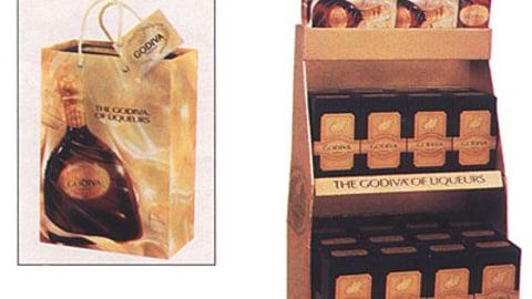 Godiva Floor Display and Gift Bag