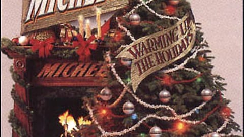 Michelob Fireplace Display