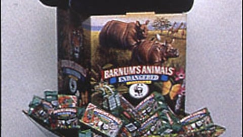 Barnum's Animals Endangered Collection Display
