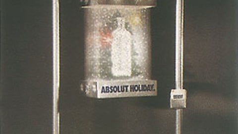 Absolut Holiday Vodka Display