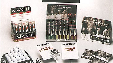 Maxfli Golf Balls Display