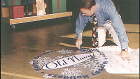 Old Navy Floor Cling