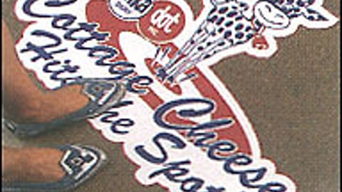 Polka Dot Dairy Floor Cling