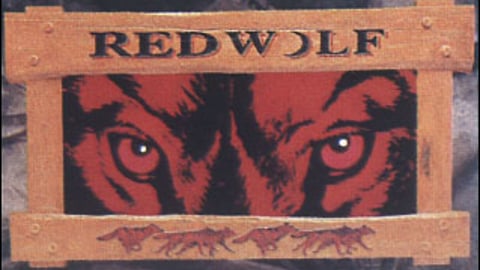 Red Wolf Eyes Sign