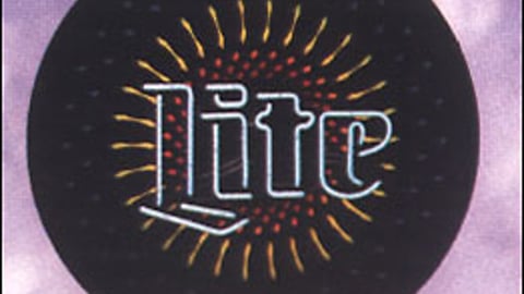 Miller Lite Spinning Motion Neon