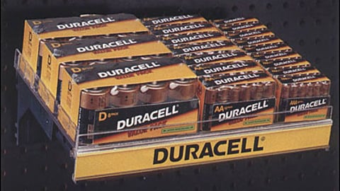 Duracell Shelf