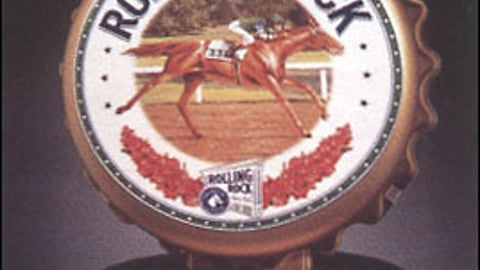 Rolling Rock Bottle Cap Sign