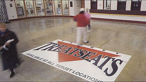 Target U. Minn. Floor Cling