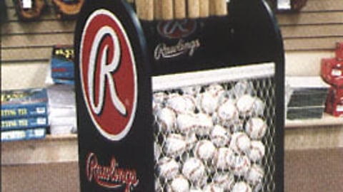 Rawlings Bat and Ball Display